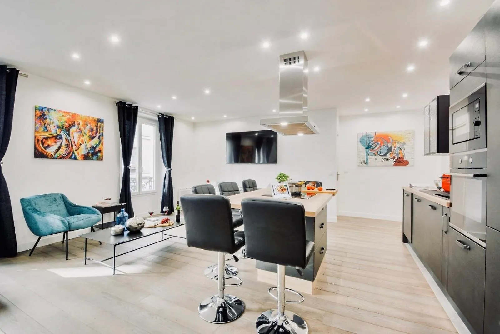 Elegance Contemporaine Sublime 3 Chambres Impeccablement Agencees Parijs 0*,
